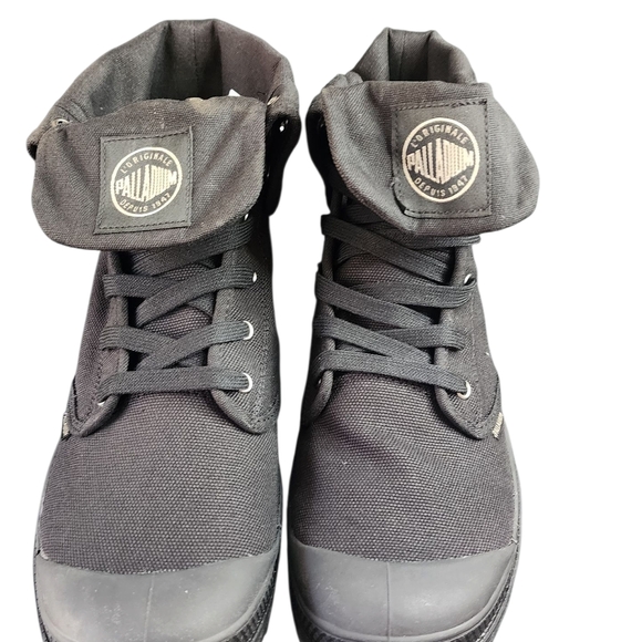 Palladium Men's Black Canvas Boots - Picture 2 of 10